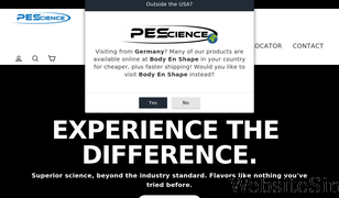 pescience.com Screenshot