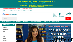petswarehouse.com Screenshot