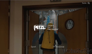 petzl.com Screenshot