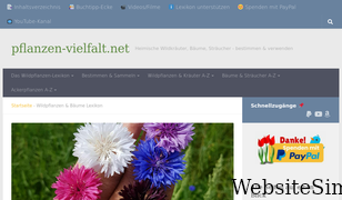 pflanzen-vielfalt.net Screenshot