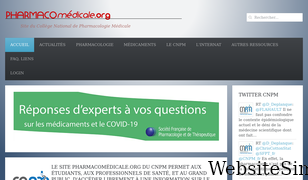 pharmacomedicale.org Screenshot