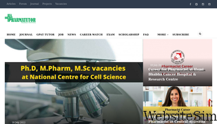 pharmatutor.org Screenshot