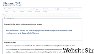 pharmawiki.ch Screenshot
