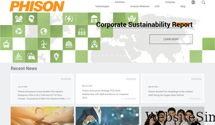 phison.com Screenshot