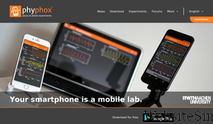 phyphox.org Screenshot