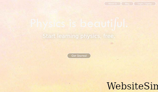 physicsisbeautiful.com Screenshot