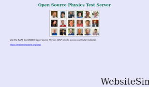 physlets.org Screenshot