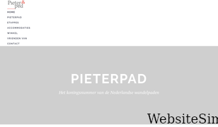 pieterpad.nl Screenshot