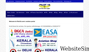 pilot18.com Screenshot