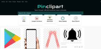 pinclipart.com Screenshot