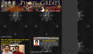 pinoygreats.com Screenshot
