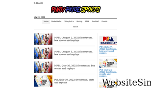 pinoypridesports.com Screenshot