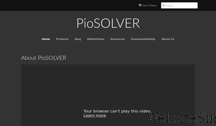 piosolver.com Screenshot