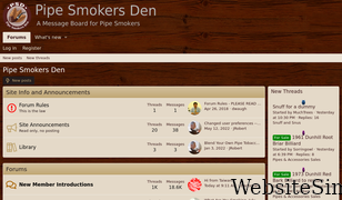 pipesmokersdens.com Screenshot