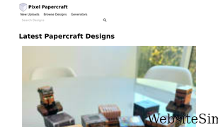pixelpapercraft.com Screenshot