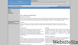 pkm.edu.pl Screenshot