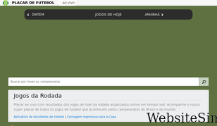 placardefutebol.com.br Screenshot