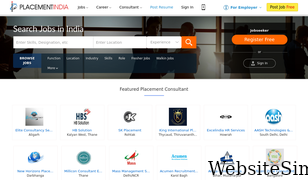 placementindia.com Screenshot
