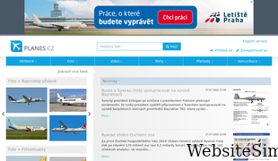 planes.cz Screenshot