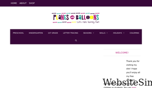planesandballoons.com Screenshot