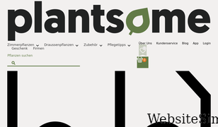 plantsome.de Screenshot