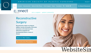 plasticsurgery.org Screenshot