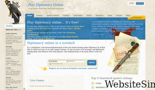 playdiplomacy.com Screenshot