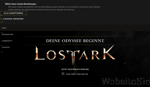 playlostark.com Screenshot