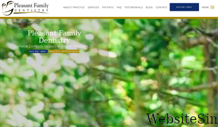 pleasantfamilydentistry.com Screenshot