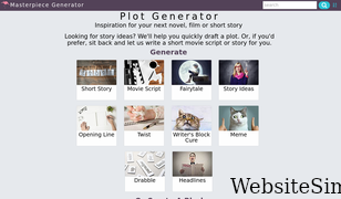 plot-generator.org.uk Screenshot
