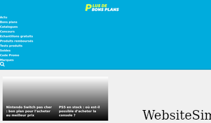 plusdebonsplans.com Screenshot