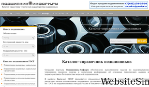 podshipnikinform.ru Screenshot