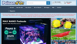 poisson-or.com Screenshot