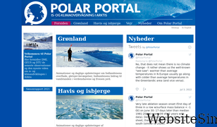 polarportal.dk Screenshot