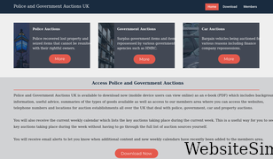police-auctions.org.uk Screenshot
