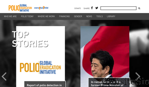 polioeradication.org Screenshot