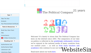 politicalcompass.org Screenshot