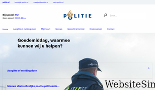 politie.nl Screenshot