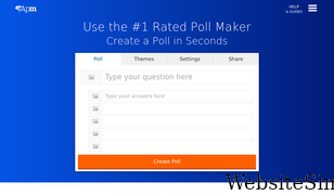 poll-maker.com Screenshot
