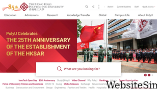 polyu.edu.hk Screenshot