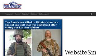 popularmilitary.com Screenshot
