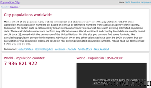 population.city Screenshot