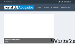 portaldeabogados.com Screenshot