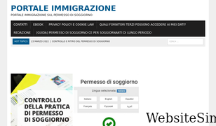 portaleimmigrazione.eu Screenshot