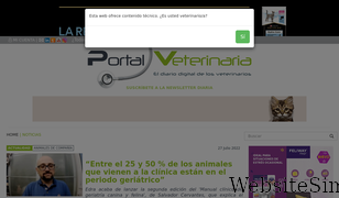 portalveterinaria.com Screenshot