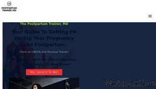 postpartumtrainer.com Screenshot