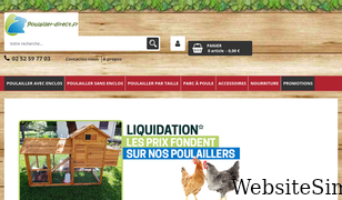 poulailler-direct.fr Screenshot