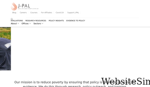 povertyactionlab.org Screenshot
