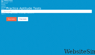 practiceaptitudetests.com Screenshot
