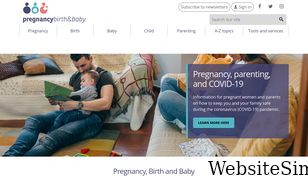 pregnancybirthbaby.org.au Screenshot
